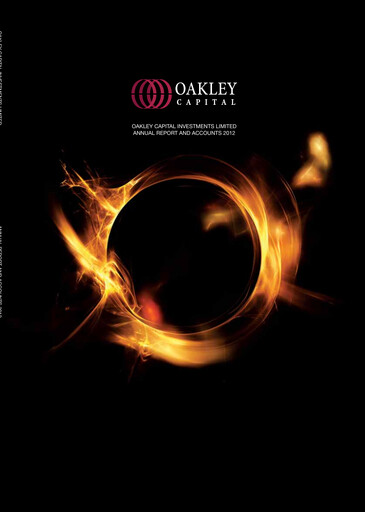 Vorschaubild Oakley Capital Investments Jahresbericht 2012