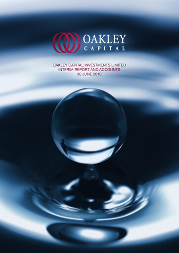 Thumbnail Oakley Capital Investments Half-year Report 2010