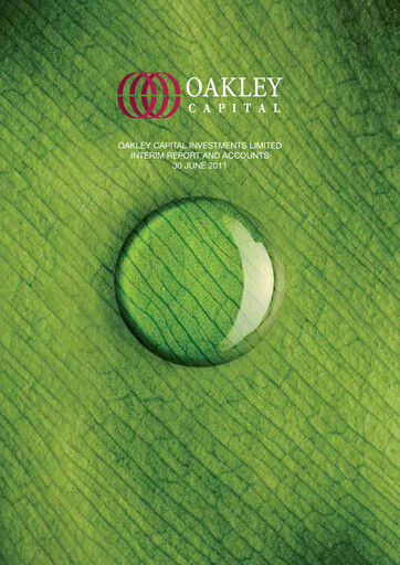 Thumbnail Oakley Capital Investments Half-year Report 2011