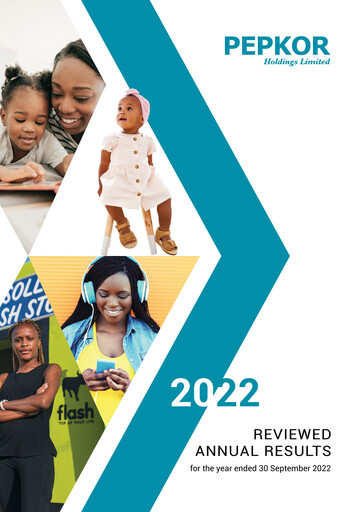 Thumbnail Pepkor Financial Report 2022