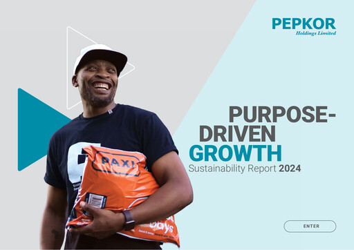 Thumbnail Pepkor Sustainability Report 2024