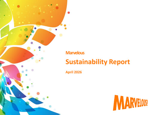 Thumbnail Marvelous Sustainability Report 2026