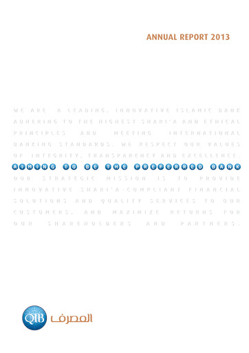 Thumbnail Qatar Islamic Bank Annual Report 2013