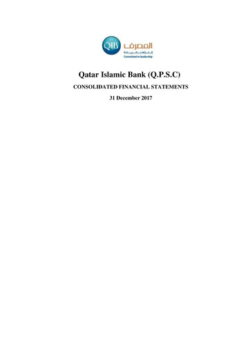 Thumbnail Qatar Islamic Bank Financial Statement 2017