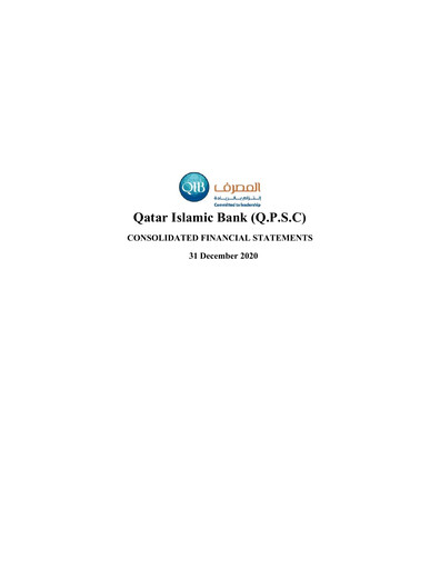Thumbnail Qatar Islamic Bank Financial Statement 2020