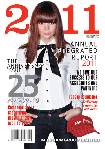 Thumbnail Mr Price Group Annual Report 2011