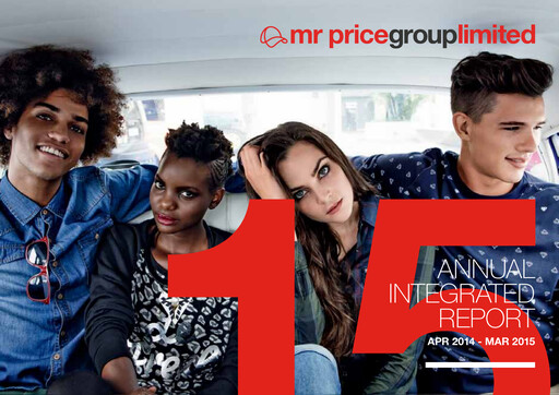 Thumbnail Mr Price Group Annual Report 2015