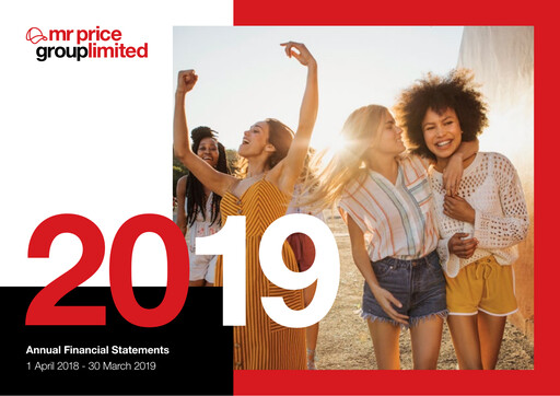 Thumbnail Mr Price Group Financial Statement 2019