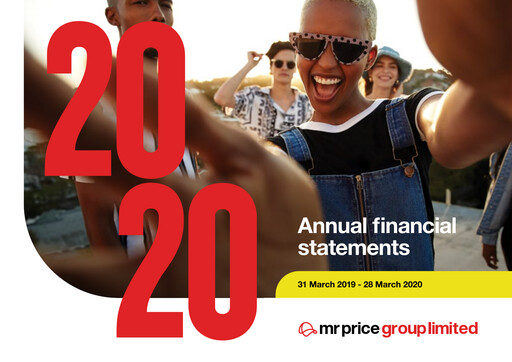 Thumbnail Mr Price Group Financial Statement 2020
