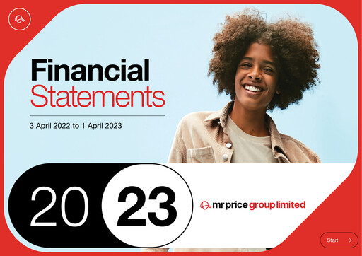 Thumbnail Mr Price Group Financial Statement 2023