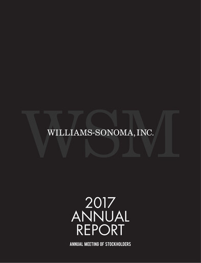 Vorschaubild Williams-Sonoma Jahresbericht 2017