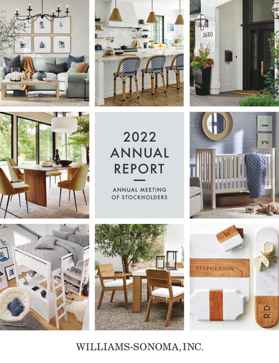 Vorschaubild Williams-Sonoma Jahresbericht 2022