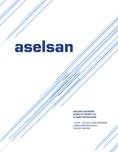 Miniature Aselsan Rapport trimestriel 2018-q3