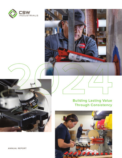 Thumbnail CSW Industrials
 Annual Report 2023-2024