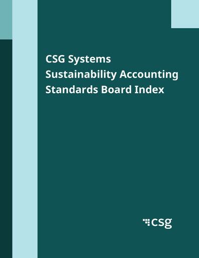 Thumbnail CSG International
 ESG Report 2021
