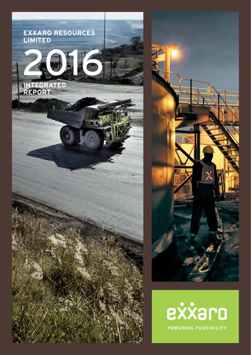 Thumbnail Exxaro Resources Annual Report 2016