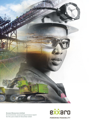 Thumbnail Exxaro Resources ESG Report 2025
