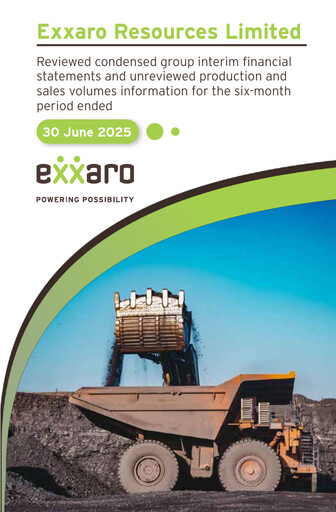 Thumbnail Exxaro Resources Half-year Report 2025-h1