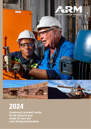 Miniature African Rainbow Minerals Rapport financier 2024