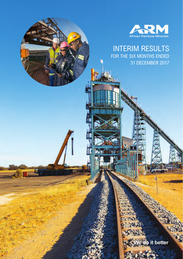 Miniature African Rainbow Minerals Rapport semestriel 2017-h1