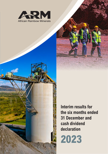 Miniature African Rainbow Minerals Rapport semestriel 2024-h1