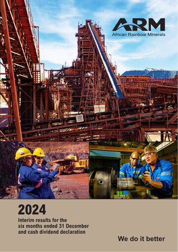 Miniature African Rainbow Minerals Rapport semestriel 2025-h1