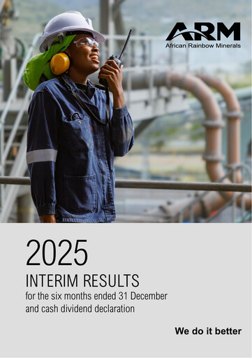 Miniature African Rainbow Minerals Rapport semestriel 2026-h1