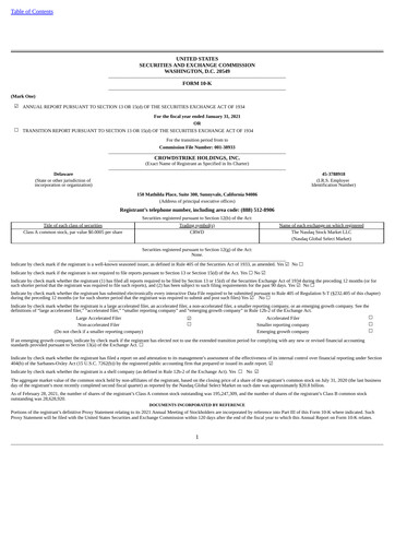 Vorschaubild CrowdStrike Finanzbericht 2021