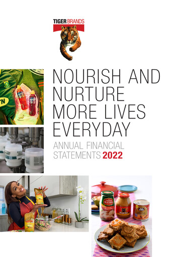 Thumbnail Tiger Brands Financial Statement 2022