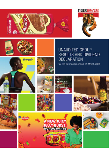 Miniature Tiger Brands Rapport semestriel 2025-h1