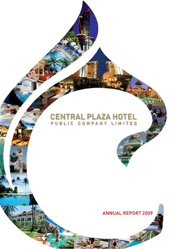 Thumbnail Central Plaza Hotel Annual Report 2009