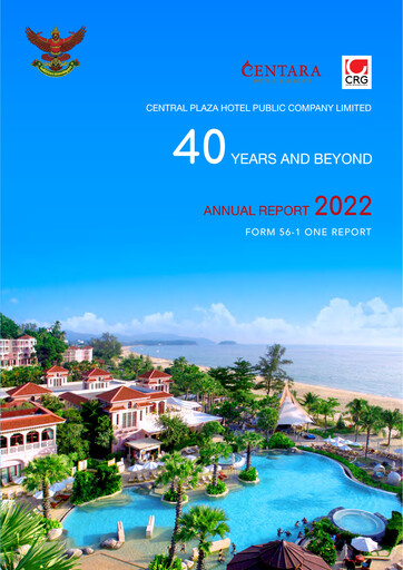 Thumbnail Central Plaza Hotel Annual Report 2022