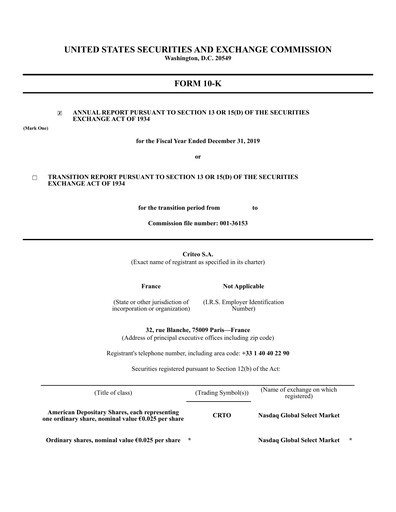 Thumbnail Criteo Annual Report 2019