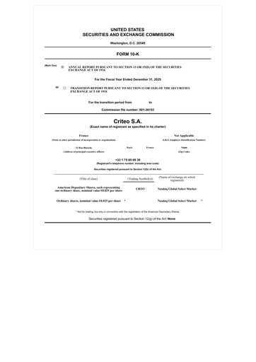 Thumbnail Criteo Annual Report 2025