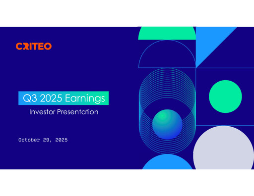 Thumbnail Criteo Quarterly Report 2025-q3