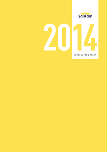 Thumbnail Santam Annual Report 2014