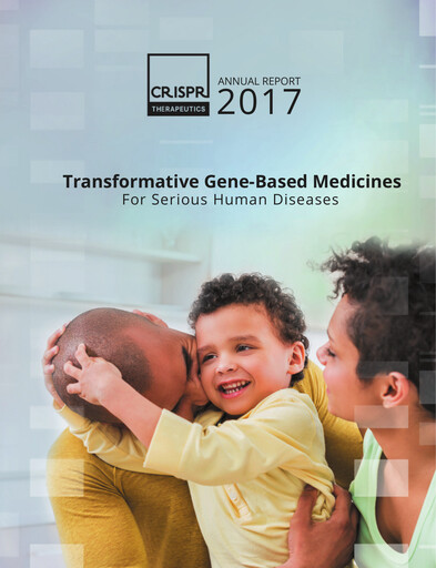 Thumbnail CRISPR Therapeutics Annual Report 2017