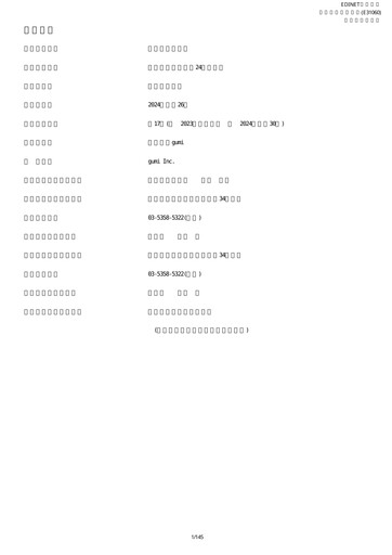 Thumbnail gumi Annual Report fy2023