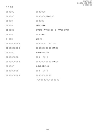 Thumbnail gumi Annual Report fy2025