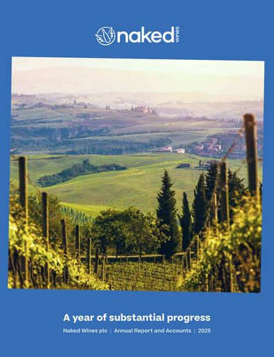 Thumbnail Naked Wines Annual Report 2025