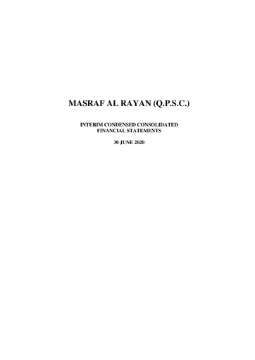Thumbnail Masraf Al Rayan Half-year Report 2020-h1