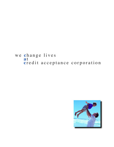 Thumbnail Credit Acceptance
 Annual Report 2000