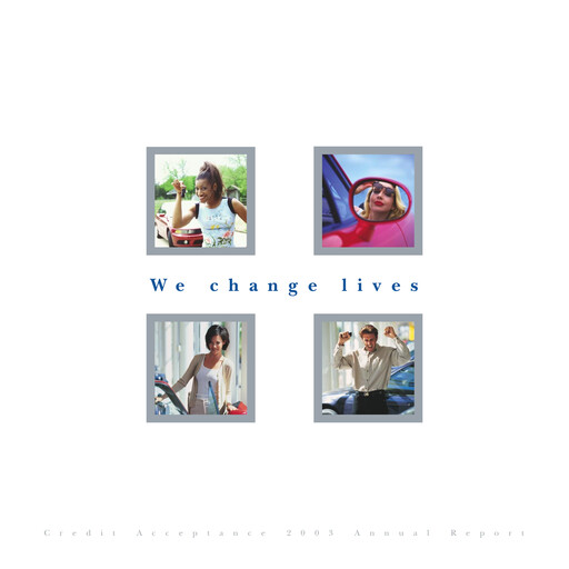 Thumbnail Credit Acceptance
 Annual Report 2003