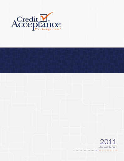Thumbnail Credit Acceptance
 Annual Report 2011