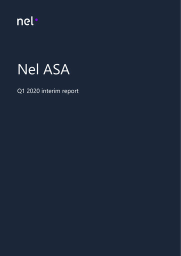 Thumbnail Nel ASA Quarterly Report 2020-q1
