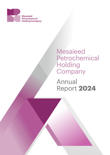 Thumbnail Mesaieed Petrochemical Holding Company Annual Report 2024