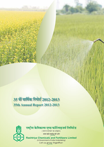 Thumbnail Rashtriya Chemicals and Fertilizers Annual Report 2012-2013
