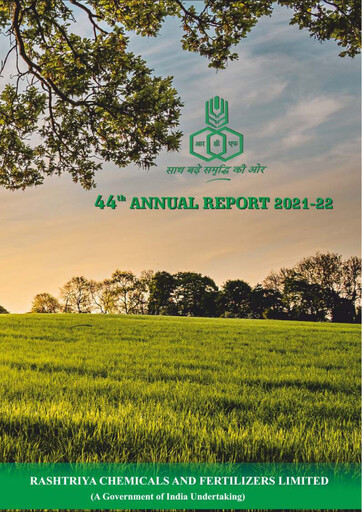 Thumbnail Rashtriya Chemicals and Fertilizers Annual Report 2021-2022
