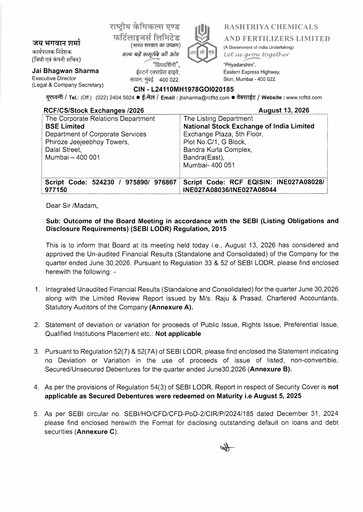 Thumbnail Rashtriya Chemicals and Fertilizers Quarterly Report 2026-q1