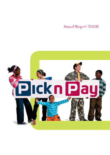 Miniature Pick n Pay Stores Rapport annuel 2008